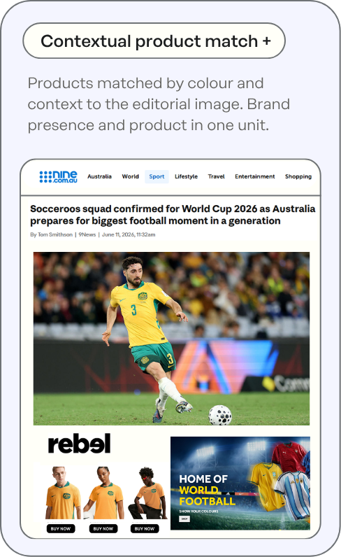 Contextual product match